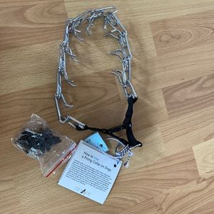 Medium dog prong collar